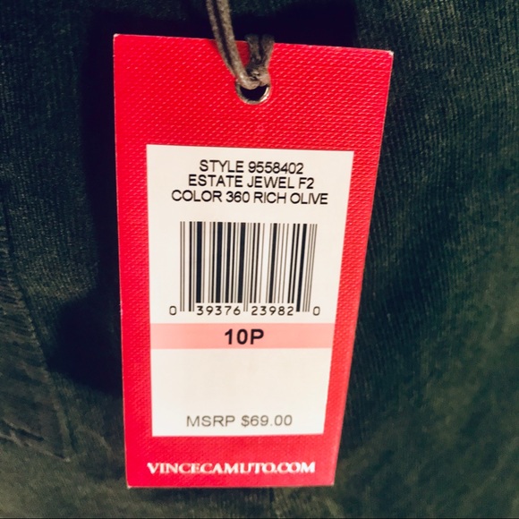 VINCE CAMUTO Petite Washed Corduroy New Skirt - Picture 6 of 7